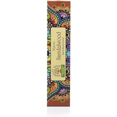 NKlaus Räucherstäbchen Mysore Sandalwood, Masala, 15g, aus Indien Natürliches Räucherwerk; handgerollt; traditionell; aromatisch NKlaus Räucherstäbchen Mysore Sandalwood, Masala, 15g, aus Indien Natürliches Räucherwerk; handgerollt; traditionell; aromatisch