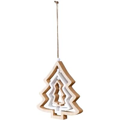 levandeo Tanne Deko Mobile H19cm Windspiel MDF Holz Natur Weiß Weihnachtsbaum Hängedeko Deko Anhänger Weihnachtsdeko levandeo Tanne Deko Mobile H19cm Windspiel MDF Holz Natur Weiß Weihnachtsbaum Hängedeko Deko Anhänger Weihnachtsdeko