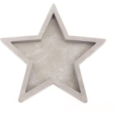 NaturGut GLOREX Gießform Stern Schale 22 cm Flexible Sternform aus PE/LDPE Für Beton, Gießmasse, Wachs, Seife & Schokolade Lebensmittelecht Kreativform zum Gießen NaturGut GLOREX Gießform Stern Schale 22 cm Flexible Sternform aus PE/LDPE Für Beton, Gießmasse, Wachs, Seife & Schokolade Lebensmittelecht Kreativform zum Gießen