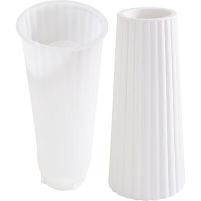VBS Silikon Gießform Vase gestreift 5.5cm Ø 20cm für Kreativgießen VBS Silikon Gießform Vase gestreift 5.5cm Ø 20cm für Kreativgießen