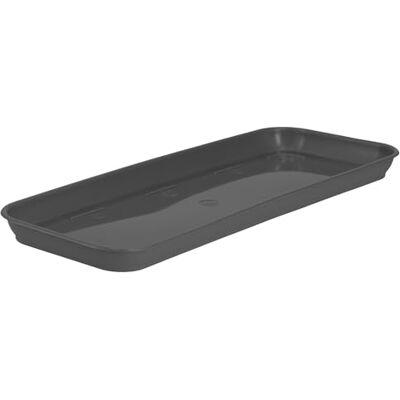 KADAX Untersetzer 40 cm für Evron Blumenkasten, rechteckiger Blumenuntersetzer aus Kunststoff, Blumentopfuntersetzer für Balkonkasten, Pflanzenuntersetzer (Anthrazit) KADAX Untersetzer 40 cm für Evron Blumenkasten, rechteckiger Blumenuntersetzer aus Kunststoff, Blumentopfuntersetzer für Balkonkasten, Pflanzenuntersetzer (Anthrazit)