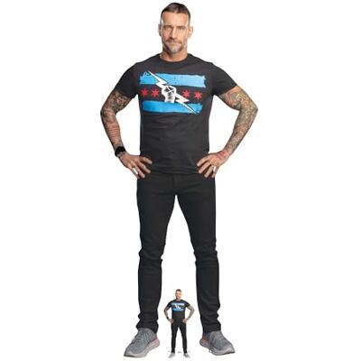 STAR CUTOUTS SC4406 WWE cm Punk Iconic Return Lifesize Pappaufsteller Wrestling Party Dekoration, Event Display & Sammler Geschenk STAR CUTOUTS SC4406 WWE cm Punk Iconic Return Lifesize Pappaufsteller Wrestling Party Dekoration, Event Display & Sammler Geschenk