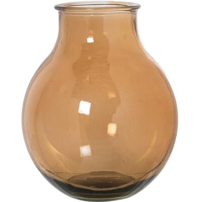 DRW Marron Recyceltes Glasvasen - 29x36cm DRW Marron Recyceltes Glasvasen - 29x36cm