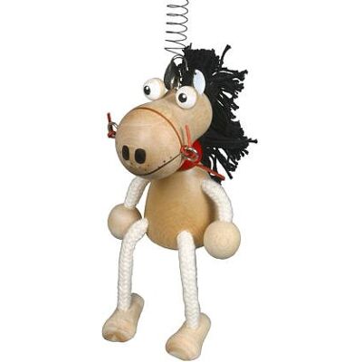 Unbekannt Schwingfigur Pferd 16cm Unbekannt Schwingfigur Pferd 16cm