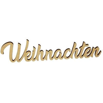 Melis Deko-Schriftzug Weihnachten – Weihnachts-deko aus Holz – 30cm Melis Deko-Schriftzug Weihnachten – Weihnachts-deko aus Holz – 30cm
