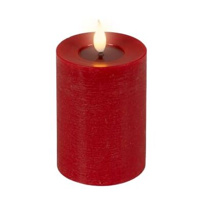 Lumineo LED Kerze 7,5x13,5cm mit Timer Wachs Flacker-Effekt Rot Warmweiß Timerfunktion Echtwachskerze batteriebetrieben Realistische Dochtkerze mit Flacker-Effekt Wachskerze Stumpenkerze Lumineo LED Kerze 7,5x13,5cm mit Timer Wachs Flacker-Effekt Rot Warmweiß Timerfunktion Echtwachskerze batteriebetrieben Realistische Dochtkerze mit Flacker-Effekt Wachskerze Stumpenkerze