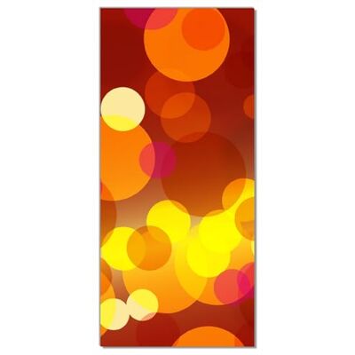 Wallario Selbstklebende Türtapete Rote gelbe und orange Kreise harmonisches Muster Türposter 93 x 205 cm Abwischbar, rückstandsfrei zu entfernen Wallario Selbstklebende Türtapete Rote gelbe und orange Kreise harmonisches Muster Türposter 93 x 205 cm Abwischbar, rückstandsfrei zu entfernen