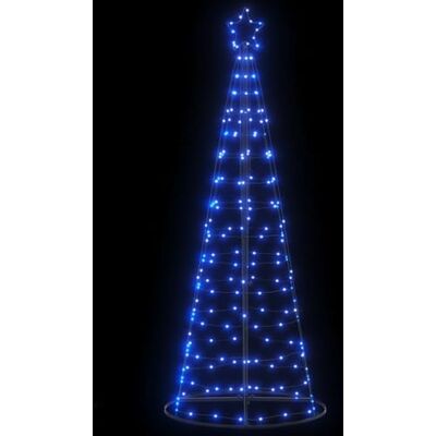 vidaXL LED Weihnachtsbaum, Beleuchtet Tannenbaum 8 Lichteffekte, Christbaum Lichterbaum Innen Außen, Weihnachtsdeko Weihnachtsbeleuchtung, 200 LEDs Blau 180cm vidaXL LED Weihnachtsbaum, Beleuchtet Tannenbaum 8 Lichteffekte, Christbaum Lichterbaum Innen Außen, Weihnachtsdeko Weihnachtsbeleuchtung, 200 LEDs Blau 180cm