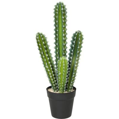 HOMCOM Kunstpflanze Kaktus Pflanzen 53 cm künstliche Pflanzen im Topf Säulenkaktus, Fake Plant, Wie Echt, Groß, Zuhause, Büro, Einweihungsgeschenke, Dekoration HOMCOM Kunstpflanze Kaktus Pflanzen 53 cm künstliche Pflanzen im Topf Säulenkaktus, Fake Plant, Wie Echt, Groß, Zuhause, Büro, Einweihungsgeschenke, Dekoration