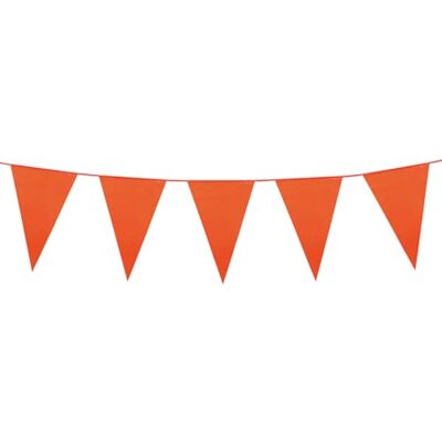 Boland Wimpelkette PE 45x30cm L: 10m Orange Boland Wimpelkette PE 45x30cm L: 10m Orange