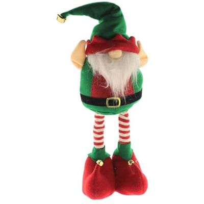 WELL HOME MOBILIARIO & DECORACIÓN Dekofigur Santa ausziehbar auf Fuß grün H 45 cm WELL HOME MOBILIARIO & DECORACIÓN Dekofigur Santa ausziehbar auf Fuß grün H 45 cm