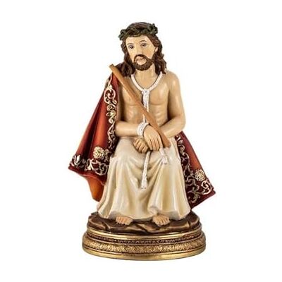Inmaculada Romero IR ECCE Homo Figur 20 cm. Harz Christus gefesselt, Herr der Demut. Unisex. Länge (cm): 20. Inmaculada Romero IR ECCE Homo Figur 20 cm. Harz Christus gefesselt, Herr der Demut. Unisex. Länge (cm): 20.