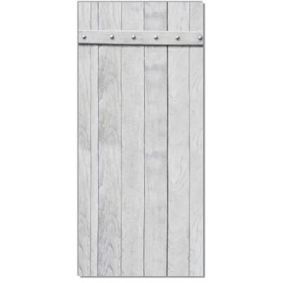 Wallario Selbstklebende Türtapete Graue Holztür Türposter 93 x 205 cm Abwischbar, rückstandsfrei zu entfernen Wallario Selbstklebende Türtapete Graue Holztür Türposter 93 x 205 cm Abwischbar, rückstandsfrei zu entfernen