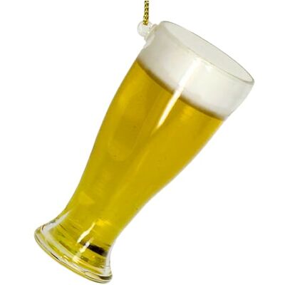 HD Collection Christbaumschmuck 9cm Glas Bierglas Figur zum Aufhängen Weihnachtsbaum Anhänger für Weihnachten Christbaumanhänger & Weihnachtsbaumschmuck Hefeweizen Bier Gelb HD Collection Christbaumschmuck 9cm Glas Bierglas Figur zum Aufhängen Weihnachtsbaum Anhänger für Weihnachten Christbaumanhänger & Weihnachtsbaumschmuck Hefeweizen Bier Gelb