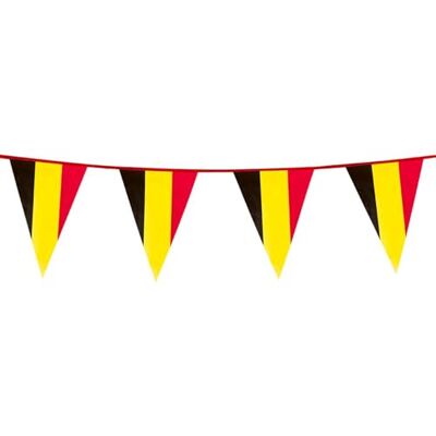 BF Souvenirs Belgien Wimpelkette 10m – Belgische Flaggen Girlande mit großen Wimpeln 20x30 cm – Wetterfest & Wiederverwendbar – Belgien Deko für Gartenparty, Sportevents & Public Viewing BF Souvenirs Belgien Wimpelkette 10m – Belgische Flaggen Girlande mit großen Wimpeln 20x30 cm – Wetterfest & Wiederverwendbar – Belgien Deko für Gartenparty, Sportevents & Public Viewing