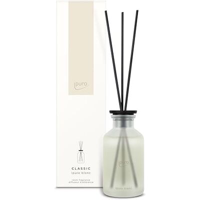 Ipuro Classic Raumduft Blanc 240ml Raumerfrischer mit Geranie, Minze & Sandelholz Frischer Sommerregen Duft Diffuser mit Stäbchen Eleganter Lufterfrischer für die Wohnung Ipuro Classic Raumduft Blanc 240ml Raumerfrischer mit Geranie, Minze & Sandelholz Frischer Sommerregen Duft Diffuser mit Stäbchen Eleganter Lufterfrischer für die Wohnung