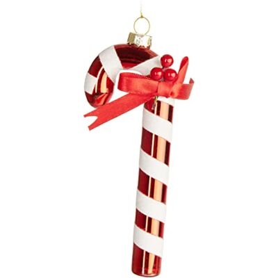 BRUBAKER Zuckerstange Rot Weiß Weihnachtskugel aus Glas Handbemalt und Mundgeblasen Christbaumschmuck Lustig Christbaumkugel Figuren Weihnachtsdeko Anhänger Deko Baumkugel BRUBAKER Zuckerstange Rot Weiß Weihnachtskugel aus Glas Handbemalt und Mundgeblasen Christbaumschmuck Lustig Christbaumkugel Figuren Weihnachtsdeko Anhänger Deko Baumkugel