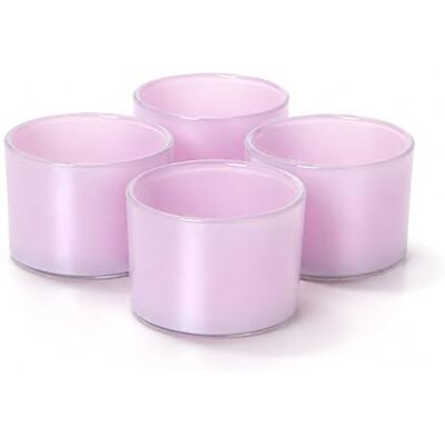 Creativery Teelichtgläser 5,1 x 3,3 cm Glas 4er Set runde Teelichthalter für Teelichter bis 38 mm Kerzengläser für kleine Kerzen & Votivkerzen bis Ø 4 cm Hellrosa Creativery Teelichtgläser 5,1 x 3,3 cm Glas 4er Set runde Teelichthalter für Teelichter bis 38 mm Kerzengläser für kleine Kerzen & Votivkerzen bis Ø 4 cm Hellrosa