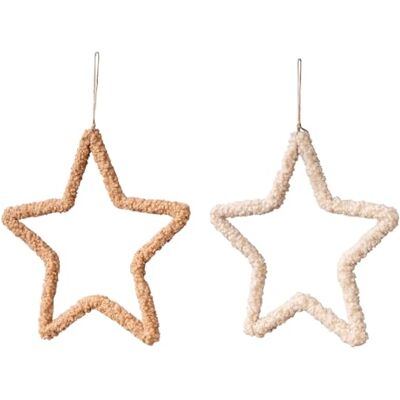 levandeo 2er Set Deko Stern Anhänger H31cm Natur Beige Braun Weihnachtsdeko Fensterdeko Hängedeko Weihnachten Weihnachtsschmuck levandeo 2er Set Deko Stern Anhänger H31cm Natur Beige Braun Weihnachtsdeko Fensterdeko Hängedeko Weihnachten Weihnachtsschmuck