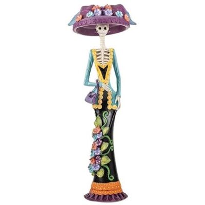 Inmaculada Romero IR Catrina-Figur 34 cm. lila Bild Details Blumen Hut Harz Farbe Inmaculada Romero IR Catrina-Figur 34 cm. lila Bild Details Blumen Hut Harz Farbe