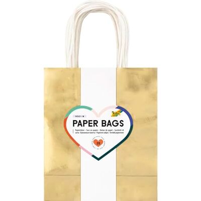 FOLIA Gold Papiertragetasche - Sac en papier - M FOLIA Gold Papiertragetasche - Sac en papier - M