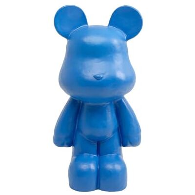 Kare Design Deko Figur Bear, Blau, Bär, Handgefertigt, Unikat, XL Deko Objekt, Große Dekoration fürs Wohnzimmer, Statue, Boden Figur, 101x51x43 cm (H/B/T) Kare Design Deko Figur Bear, Blau, Bär, Handgefertigt, Unikat, XL Deko Objekt, Große Dekoration fürs Wohnzimmer, Statue, Boden Figur, 101x51x43 cm (H/B/T)