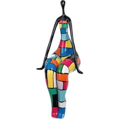 GILDE Casablanca Kantensitzerfigur Lady Kunstharz Mehrfarbig/glänzend Fraumotiv Höhe 74 cm Dekofigur Skulptur Wohnaccessoire Geschenkidee GILDE Casablanca Kantensitzerfigur Lady Kunstharz Mehrfarbig/glänzend Fraumotiv Höhe 74 cm Dekofigur Skulptur Wohnaccessoire Geschenkidee