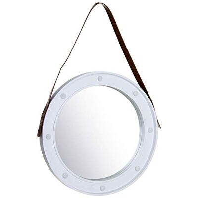 Dcasa Runder Rahmen mit LEDs, Wandspiegel, Möbel, Aufkleber, Heimdekoration, Uni, Erwachsene, Farbe Dcasa Runder Rahmen mit LEDs, Wandspiegel, Möbel, Aufkleber, Heimdekoration, Uni, Erwachsene, Farbe