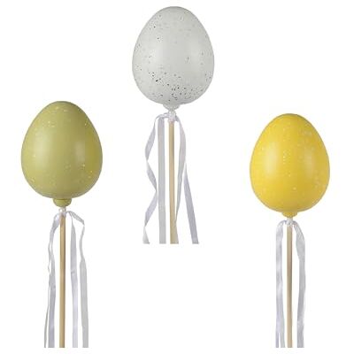 Decoris Osterei Blumenstecker 12x76cm groß 1 Stück Sortiert bruchfester Osterstecker Ei am Stab für Ostern Frühling Dekoei als Osterdeko Frühlingsdeko Pflanzenstecker Dekostecker Ostereier Deko Decoris Osterei Blumenstecker 12x76cm groß 1 Stück Sortiert bruchfester Osterstecker Ei am Stab für Ostern Frühling Dekoei als Osterdeko Frühlingsdeko Pflanzenstecker Dekostecker Ostereier Deko