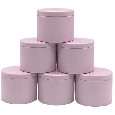 GETSTREE Kerzendosen mit Deckel, 12 Stück, 113 ml, rundes Kerzenglas, DIY-Aromatherapie-Kerzengläser, Lron-Teedosen, Reise-Aufbewahrungsbehälter Pink GETSTREE Kerzendosen mit Deckel, 12 Stück, 113 ml, rundes Kerzenglas, DIY-Aromatherapie-Kerzengläser, Lron-Teedosen, Reise-Aufbewahrungsbehälter Pink