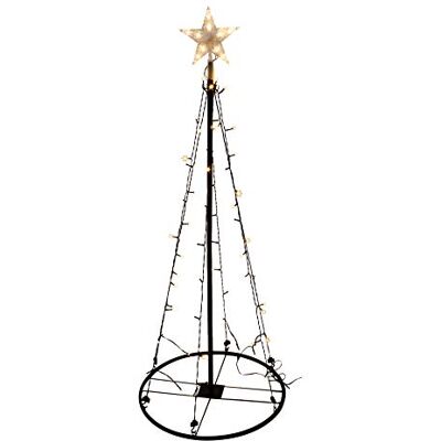 Spetebo LED Lichterbaum mit Stern Höhe 120 cm / 70 Lichter warmweiß LED Weihnachtsbaum beleuchtet Deko Baum Tannenbaum Außen Spetebo LED Lichterbaum mit Stern Höhe 120 cm / 70 Lichter warmweiß LED Weihnachtsbaum beleuchtet Deko Baum Tannenbaum Außen