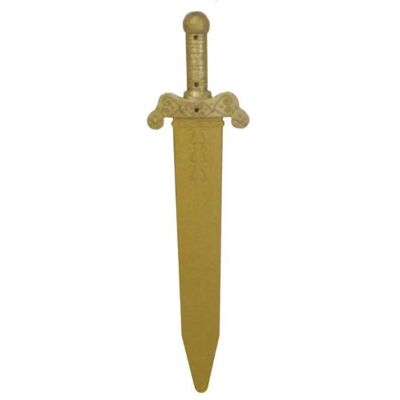 PARTY DISCOUNT NEU Schwert Römer, Gold, ca. 46 cm PARTY DISCOUNT NEU Schwert Römer, Gold, ca. 46 cm