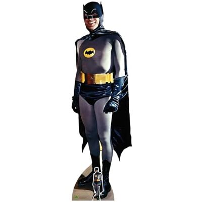 STAR CUTOUTS SC1661 Batman 1966 Adam West Pappaufsteller Klassisches TV-Display für Geburtstage, Geschenke, Partys & Fans STAR CUTOUTS SC1661 Batman 1966 Adam West Pappaufsteller Klassisches TV-Display für Geburtstage, Geschenke, Partys & Fans