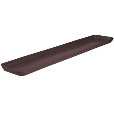 KADAX Untersetzer 80 cm für Evron Blumenkasten, rechteckiger Blumenuntersetzer aus Kunststoff, Blumentopfuntersetzer für Balkonkasten, Pflanzenuntersetzer (Braun) KADAX Untersetzer 80 cm für Evron Blumenkasten, rechteckiger Blumenuntersetzer aus Kunststoff, Blumentopfuntersetzer für Balkonkasten, Pflanzenuntersetzer (Braun)