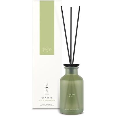 Ipuro Classic Raumduft BERGAMOTE 240ml Raumerfrischer, Asiatische Frische mit grüner Limette & Zitronengras Duft Diffuser mit Stäbchen Belebender Lufterfrischer für die Wohnung Ipuro Classic Raumduft BERGAMOTE 240ml Raumerfrischer, Asiatische Frische mit grüner Limette & Zitronengras Duft Diffuser mit Stäbchen Belebender Lufterfrischer für die Wohnung