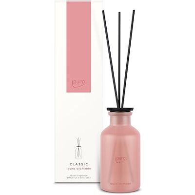 Ipuro Classic Raumduft ORCHIDÉE 240ml Raumerfrischer mit fruchtigen Noten, sizilianischer Limone, Pfirsich, Veilchen & Maiglöckchen Duft Diffuser mit Stäbchen Lufterfrischer Wohnung Ipuro Classic Raumduft ORCHIDÉE 240ml Raumerfrischer mit fruchtigen Noten, sizilianischer Limone, Pfirsich, Veilchen & Maiglöckchen Duft Diffuser mit Stäbchen Lufterfrischer Wohnung