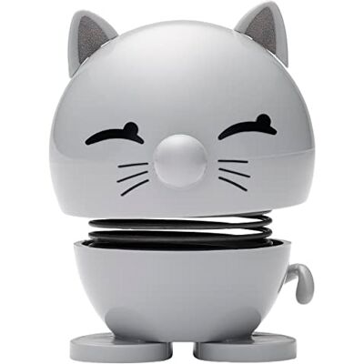 Hoptimist Tier, Katze, Wackelfigur & Glücksbringer Skandinavisch, Wohnzimmer & Schreibtisch Deko, Büro Gadget, Tolle Kleine Geschenke, 5,5 x 5,9 x 7,3 cm, Small, Hellgrau Hoptimist Tier, Katze, Wackelfigur & Glücksbringer Skandinavisch, Wohnzimmer & Schreibtisch Deko, Büro Gadget, Tolle Kleine Geschenke, 5,5 x 5,9 x 7,3 cm, Small, Hellgrau
