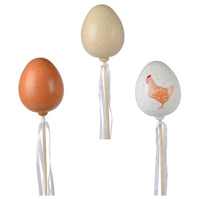 Decoris Osterei Blumenstecker 12x76cm groß 1 Stück Sortiert bruchfester Osterstecker Ei am Stab für Ostern Frühling Dekoei als Osterdeko Frühlingsdeko Pflanzenstecker Dekostecker Ostereier Deko Decoris Osterei Blumenstecker 12x76cm groß 1 Stück Sortiert bruchfester Osterstecker Ei am Stab für Ostern Frühling Dekoei als Osterdeko Frühlingsdeko Pflanzenstecker Dekostecker Ostereier Deko