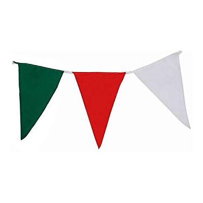 Deitert ® Wimpelkette aus Stoff Premiumqualität Wetterfest 10&50m 100% Fahnenpolyester 4 Wimpel pro Meter Mit Nylonseil Outdoor Deko für Schützenfest, Straßenfest-Partys & Geburtstage Deitert ® Wimpelkette aus Stoff Premiumqualität Wetterfest 10&50m 100% Fahnenpolyester 4 Wimpel pro Meter Mit Nylonseil Outdoor Deko für Schützenfest, Straßenfest-Partys & Geburtstage