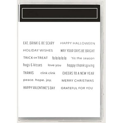 Aruieys Klarstempel Set, Weihnachten 2026 Neu Halloween, DIY Scrapbooking Basteln für Geburtstag‑ und Feiertags‑Grußkarten Aruieys Klarstempel Set, Weihnachten 2026 Neu Halloween, DIY Scrapbooking Basteln für Geburtstag‑ und Feiertags‑Grußkarten