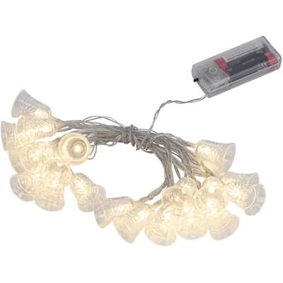 Ideen mit Herz LED-Lichterkette Glocken 20 LEDs warmweiß Dekoration Weihnachten, Advent 2,1m lang inkl. Timer Ideen mit Herz LED-Lichterkette Glocken 20 LEDs warmweiß Dekoration Weihnachten, Advent 2,1m lang inkl. Timer