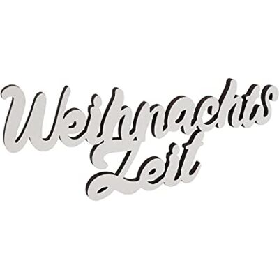 Melis Deko-Schriftzug Weihnachtszeit – Weihnachten Weihnachts-deko aus Holz in weiß – 20cm Melis Deko-Schriftzug Weihnachtszeit – Weihnachten Weihnachts-deko aus Holz in weiß – 20cm