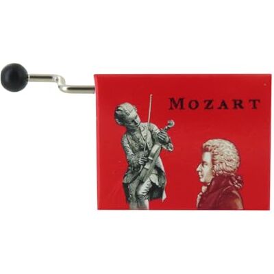 Lutèce Créations Spieluhr/Spieldose/Musikdose mit Handkurbel aus Pappe/Karton Musikbox mit 18-Ton-Musikwerk Thema: Mozart Eine kleine Nachtmusik (W. A. Mozart) Lutèce Créations Spieluhr/Spieldose/Musikdose mit Handkurbel aus Pappe/Karton Musikbox mit 18-Ton-Musikwerk Thema: Mozart Eine kleine Nachtmusik (W. A. Mozart)