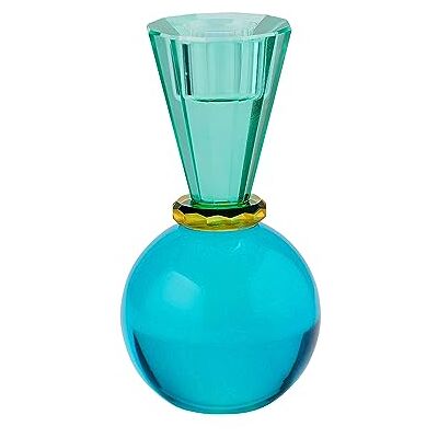 Gift Company Kerzenhalter Sari Kugel Konus, Kerzenständer, Kristallglas, Grün, Blau, 13.5 cm, 1093801008 Gift Company Kerzenhalter Sari Kugel Konus, Kerzenständer, Kristallglas, Grün, Blau, 13.5 cm, 1093801008