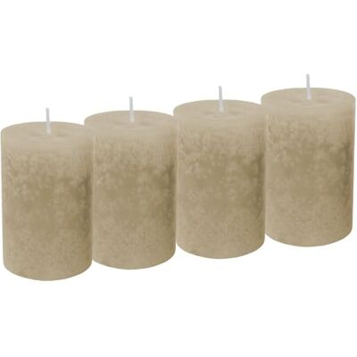 Unbekannt 4 Stumpenkerzen Kerzen Taupe Beige Sand Tischdeko Deko Adventskranz Weihnachten Hochzeit Kommunion Konfirmation Unbekannt 4 Stumpenkerzen Kerzen Taupe Beige Sand Tischdeko Deko Adventskranz Weihnachten Hochzeit Kommunion Konfirmation