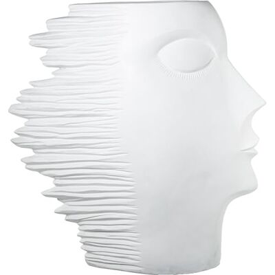 DRW Vase, einseitig, Kunstharz, weiß, 25 x 98 x 101 cm DRW Vase, einseitig, Kunstharz, weiß, 25 x 98 x 101 cm