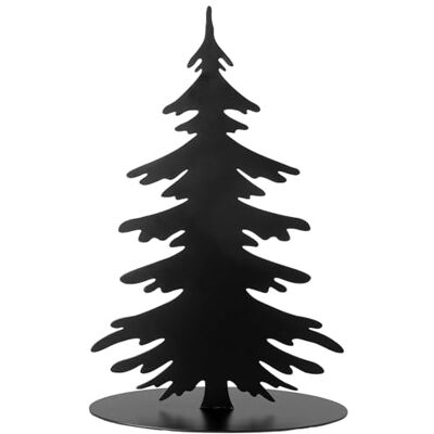 Fink Deko-Tannenbaum Eisen 35 cm Schwarze Weihnachtsdeko pulverbeschichtet großer Metallbaum als Tischdekoration, Fensterbank-Deko oder festlicher Blickfang für Wohnräume & Büro Fink Deko-Tannenbaum Eisen 35 cm Schwarze Weihnachtsdeko pulverbeschichtet großer Metallbaum als Tischdekoration, Fensterbank-Deko oder festlicher Blickfang für Wohnräume & Büro