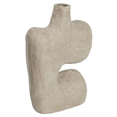 Bloomingville Vase aus Pappmaché, Grau Bloomingville Vase aus Pappmaché, Grau