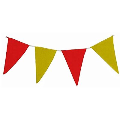 Deitert ® Wimpelkette aus Stoff Premiumqualität Wetterfest 10&50m 100% Fahnenpolyester 4 Wimpel pro Meter Mit Nylonseil Outdoor Deko für Schützenfest, Straßenfest-Partys & Geburtstage Deitert ® Wimpelkette aus Stoff Premiumqualität Wetterfest 10&50m 100% Fahnenpolyester 4 Wimpel pro Meter Mit Nylonseil Outdoor Deko für Schützenfest, Straßenfest-Partys & Geburtstage
