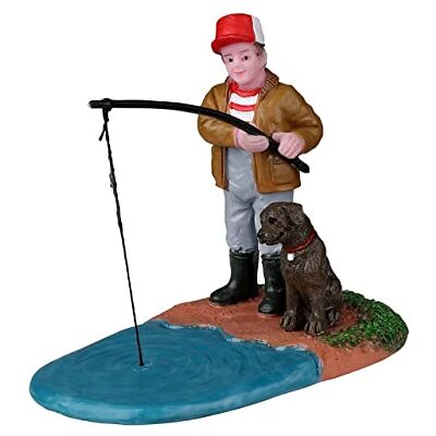 Lemax Vail Village Figurine: Gone Fishin' Lemax Vail Village Figurine: Gone Fishin'